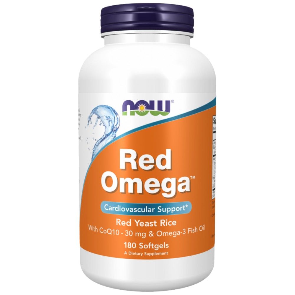 Red Omega ™ | Roter Hefe Reis - 180 Softgele