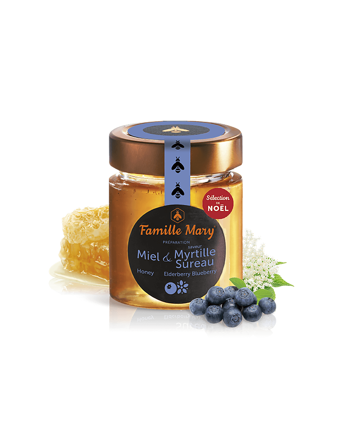 Akazienhonig mit Heidelbeer- und Holunderaroma, 170 g