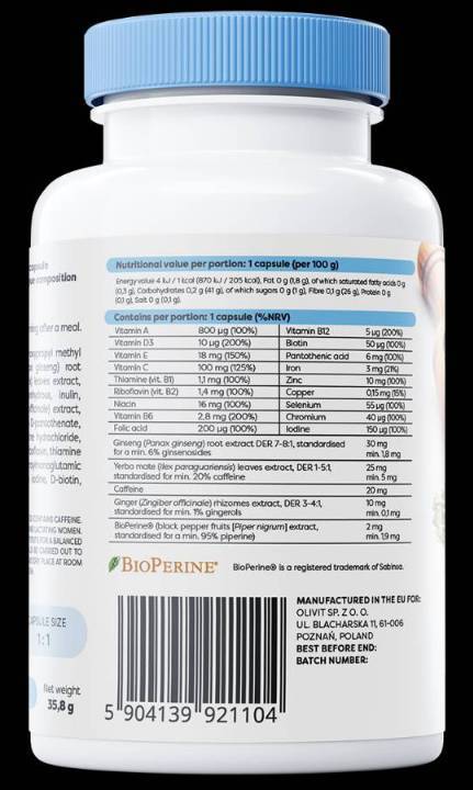 Multivitamin mit Yerba Mate - 180 Kapseln