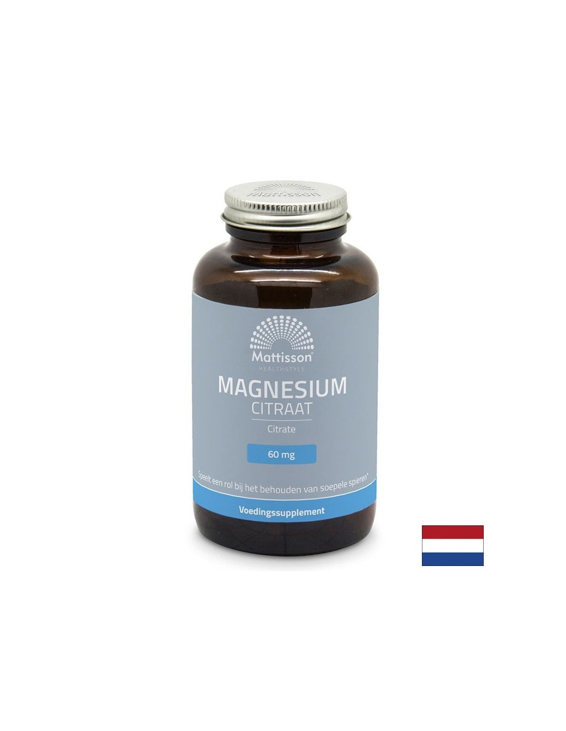 Herz-, Nerven- und Muskelfunktion – Magnesium (Citrat), 180 Kapseln <tc>Mattisson Healthstyle</tc>