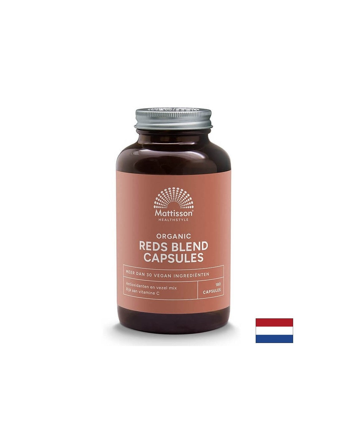 Antioxidative Formel aus biologisch angebauten roten Früchten und Gemüsen, 180 Kapseln <tc>Mattisson Healthstyle</tc>