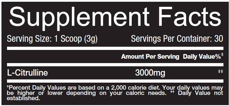 L-Citrullin-Pulver 90 Gramm