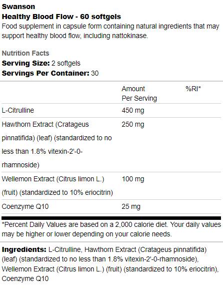 Gesunder Blutfluss 60 Gelkapseln
