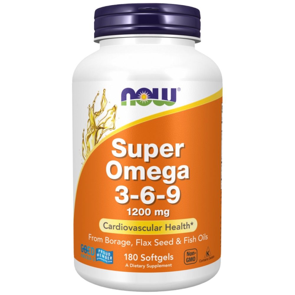 Super Omega 3-6-9 1200 mg-180 Gelkapseln
