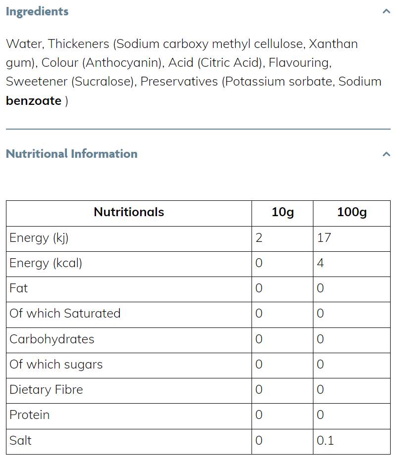Dünner Sirup | Blaubeere - 425 ml