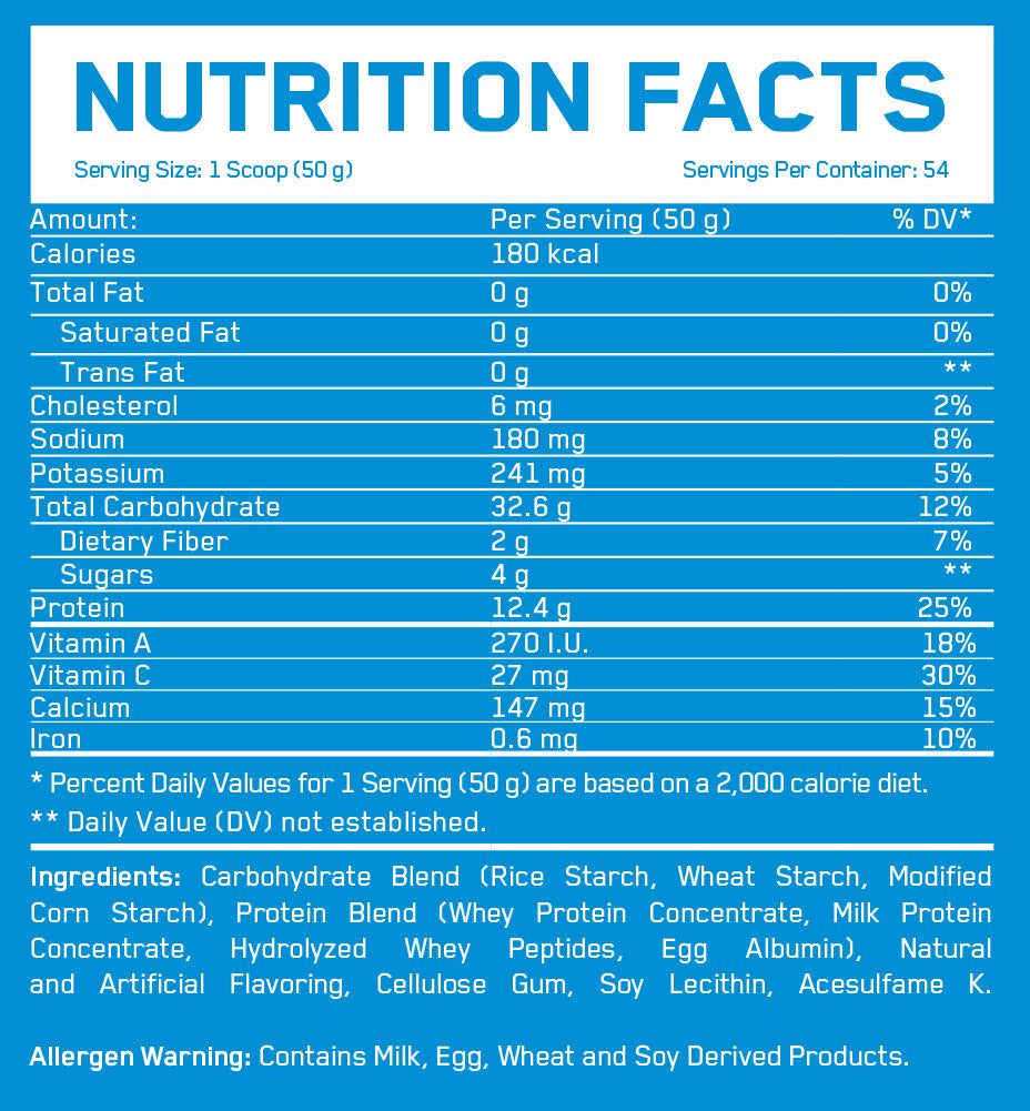 Massenbuild Gainer - 2,72 kg