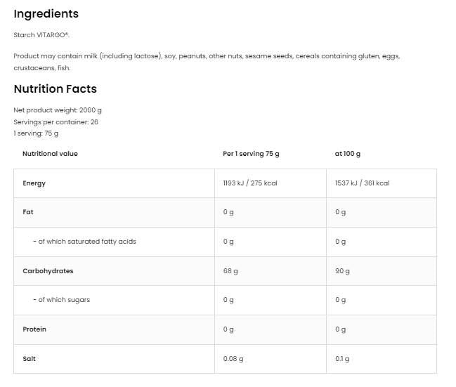<tc>VITARGO</tc> | Schnellster Körperkraftstoff – 1000 Gramm