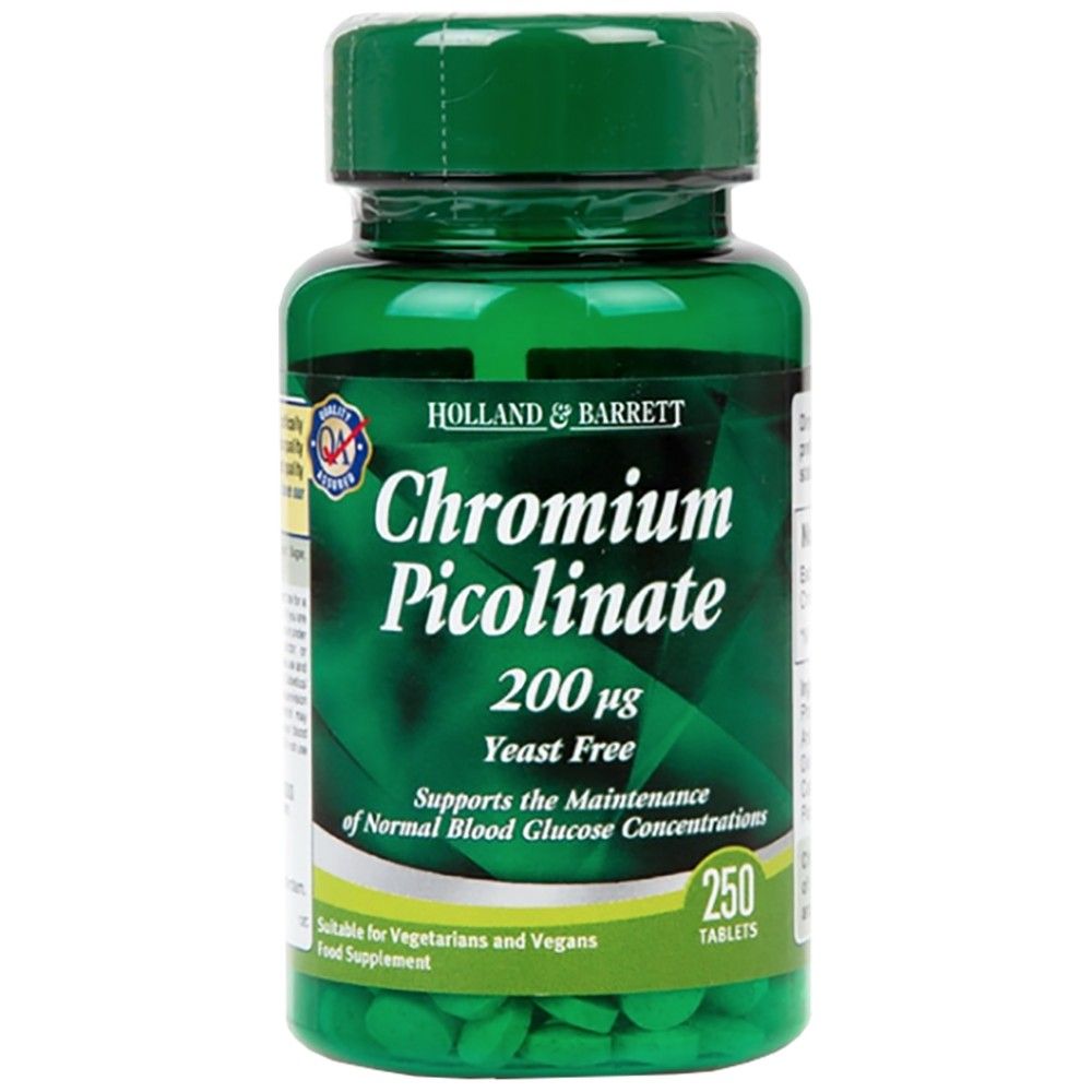 Chrom Picolinat 200 MCG - 250 Tabletten