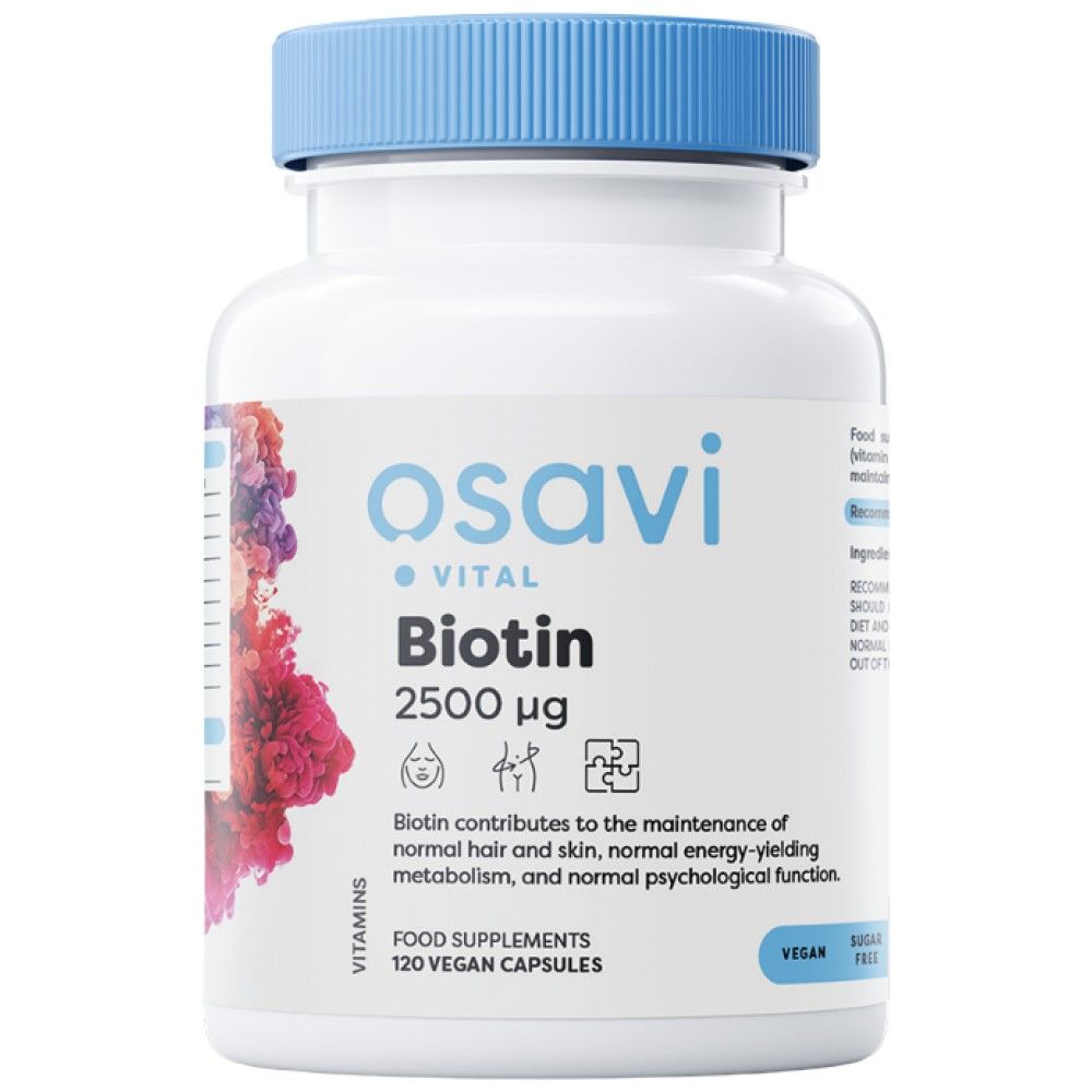 Biotin 2500 MCG - 60 Kapseln