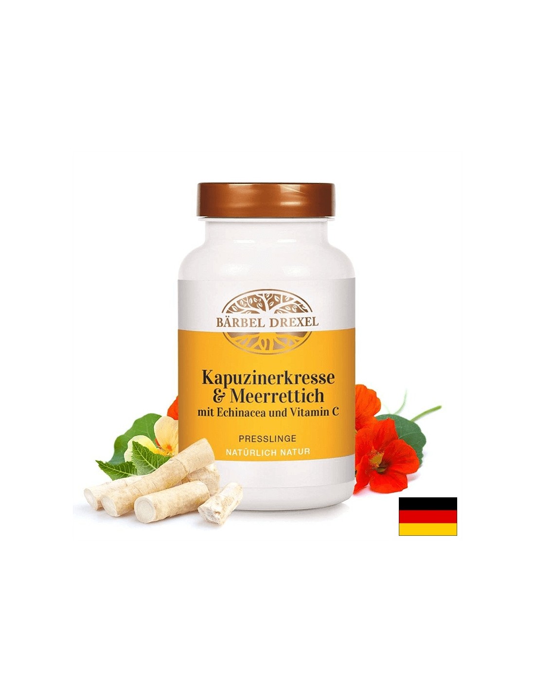 Atemwegs- und Harnwegsinfektionen – Latina, Meerrettich, Echinacea und Vitamin B2 & C, 360 Tabletten