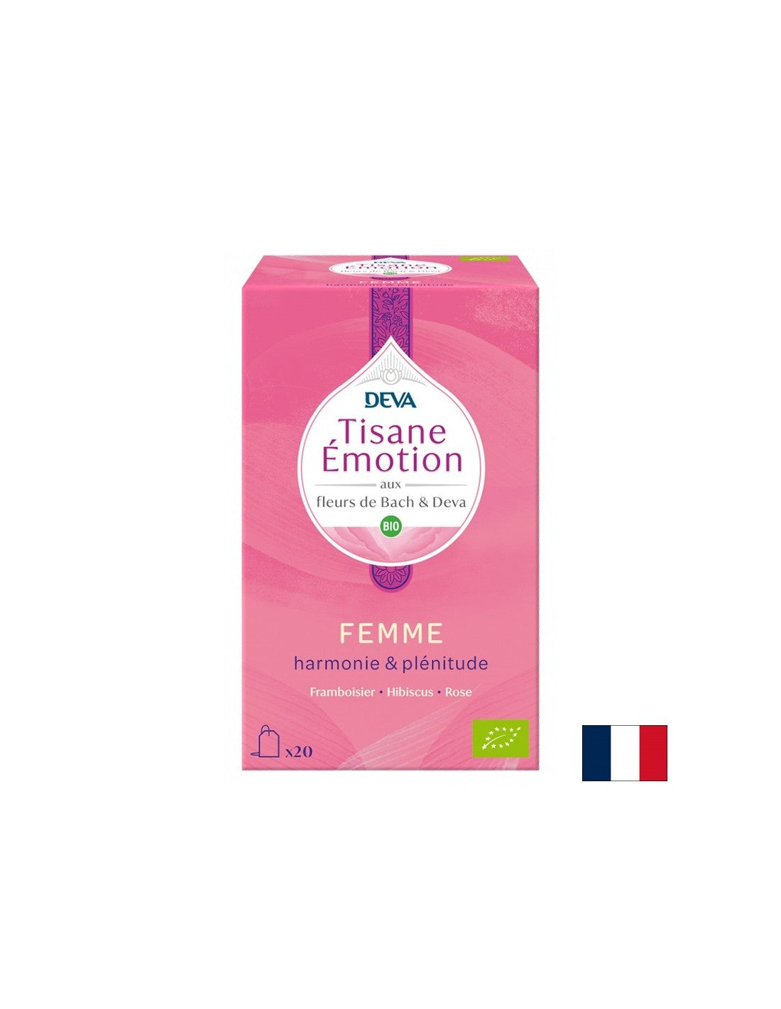 Kräutertee „Serenity“ für Frauen (mit Blütenelixieren nach Dr. Bachs Methode), 20 Filterbeutel