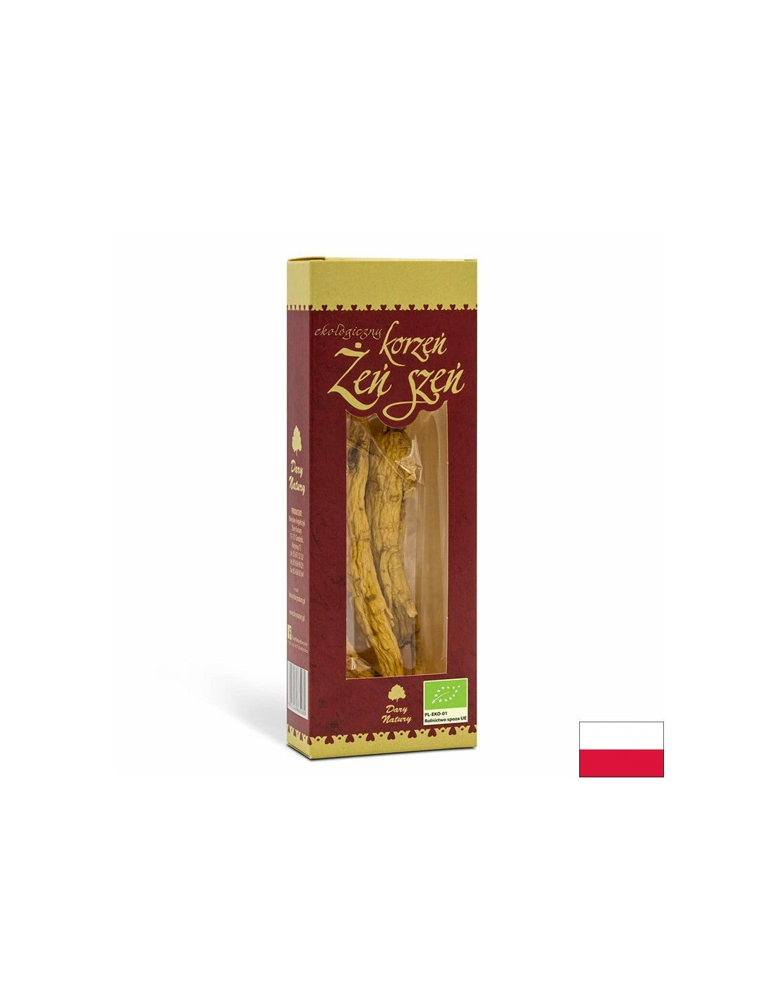 Energie und Immunität – Ginseng (Wurzel) BIO, 20 g <tc>Dary Natury</tc>