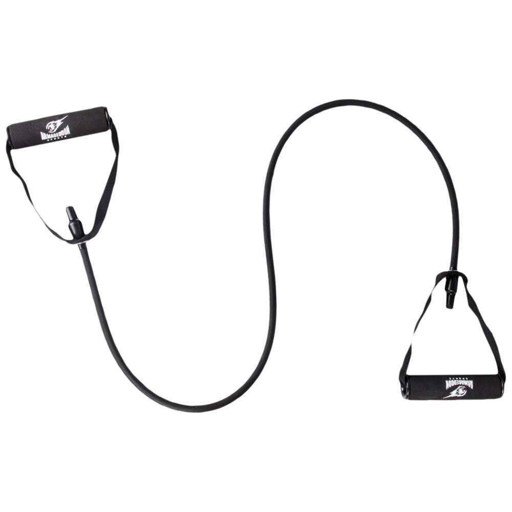 Fitnessband mit Griffen – 20 kg (Schwarz)/Fitnessband mit Griffen – 20 kg
