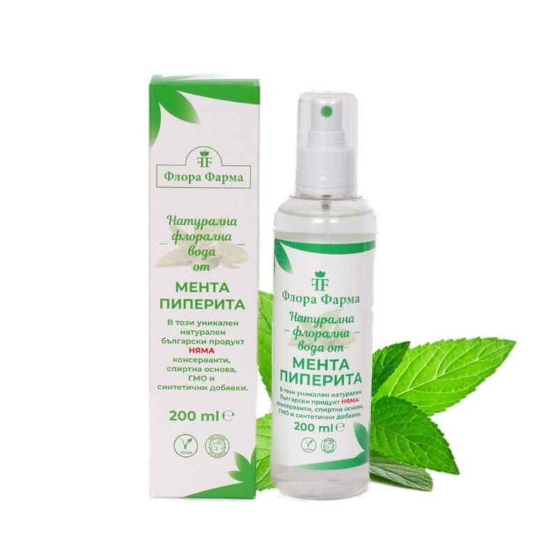 Natürliches Pfefferminzblütenwasser - 200 ml FLORA PHARMA
