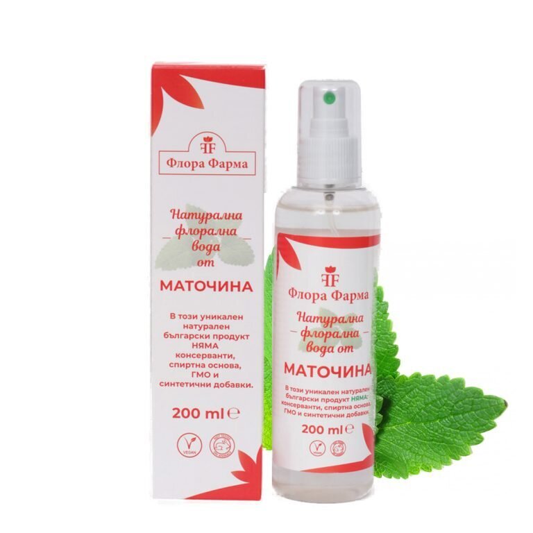 Natürliches, blumiges Zitronenmelissenwasser – 200 ml FLORA PHARMA