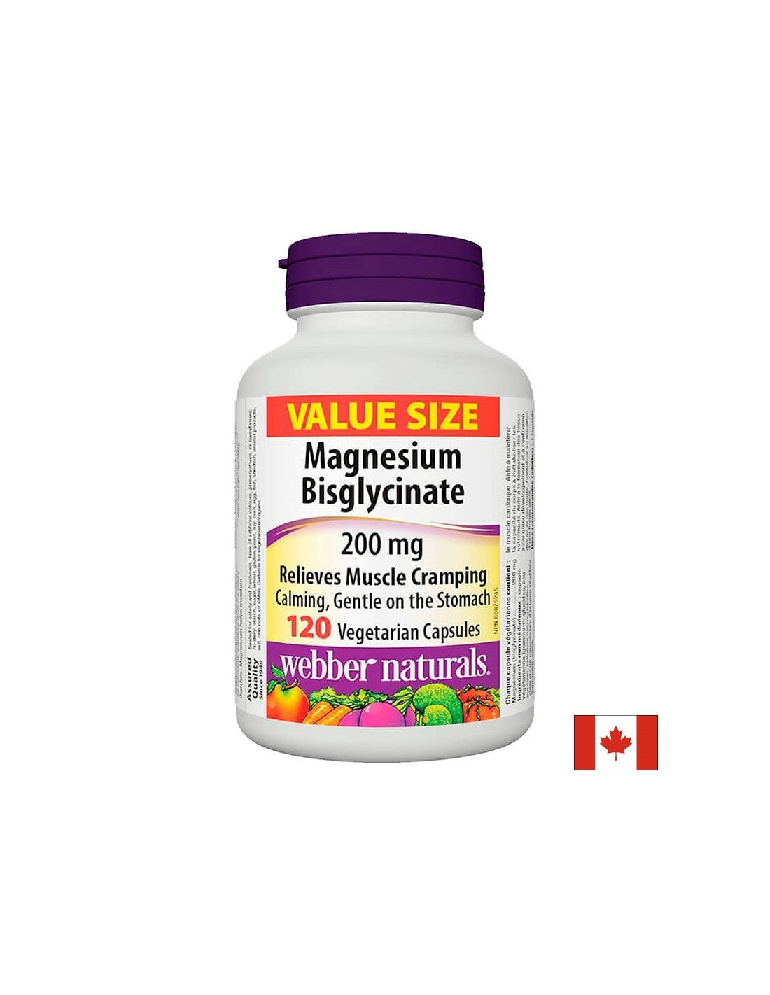 Magnesium (Bisglycinat) – hoch resorbierbar, 200 mg, 120 Kapseln für 4 Monate Einnahme