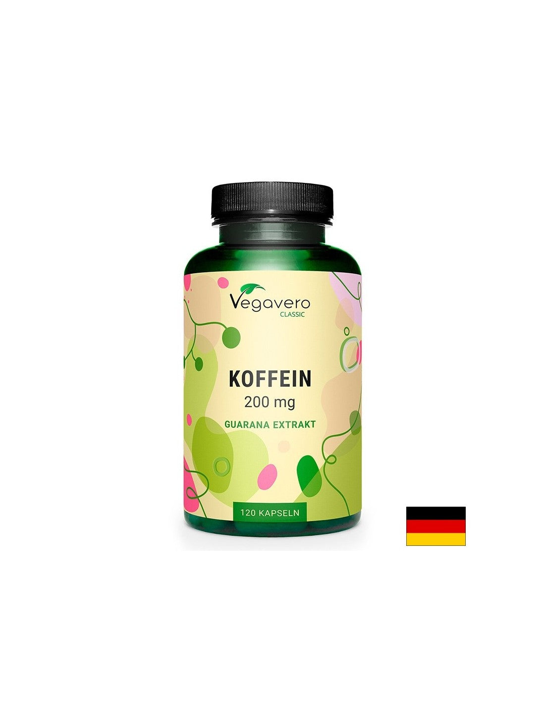 Energie – Koffein, 200 mg x 120 Kapseln