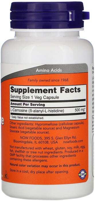 L -Carnosin 500 mg - 50 Kapseln