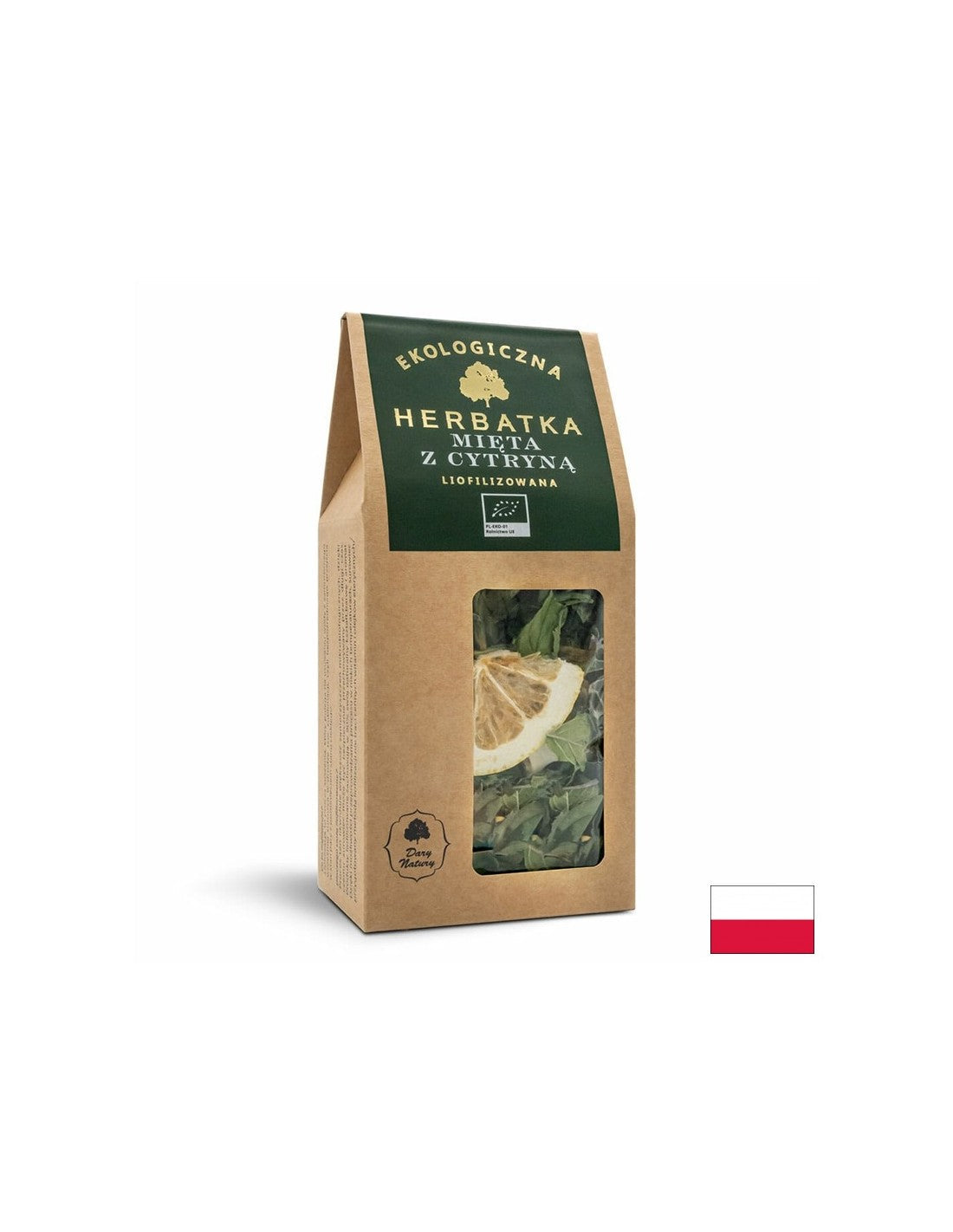 Gefriergetrockneter Kräutertee Minze mit Zitrone Bio, 25 g <tc>Dary Natury</tc>