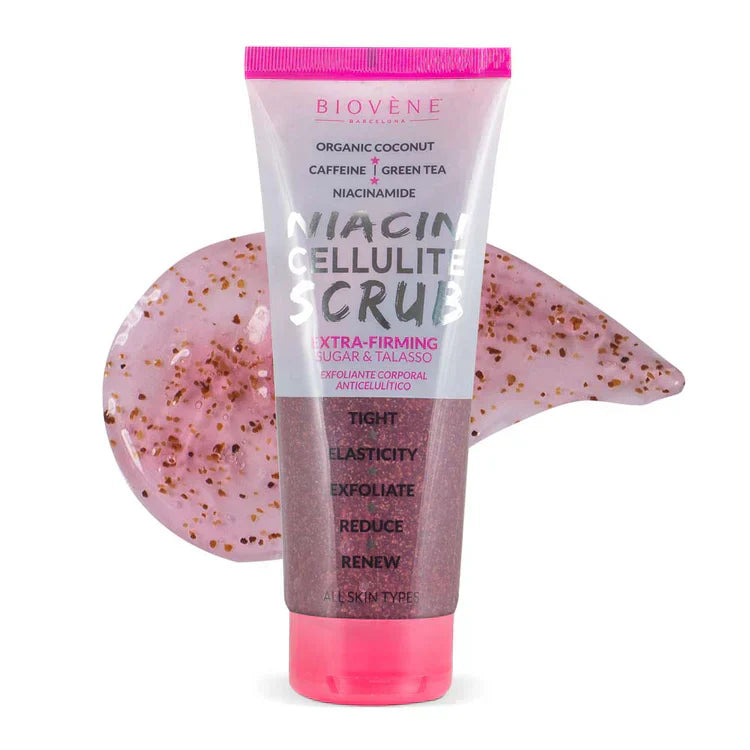 Niacin Anti-Cellulite-Peeling mit Kokosnuss zur Straffung und Glättung der Haut 250 ml