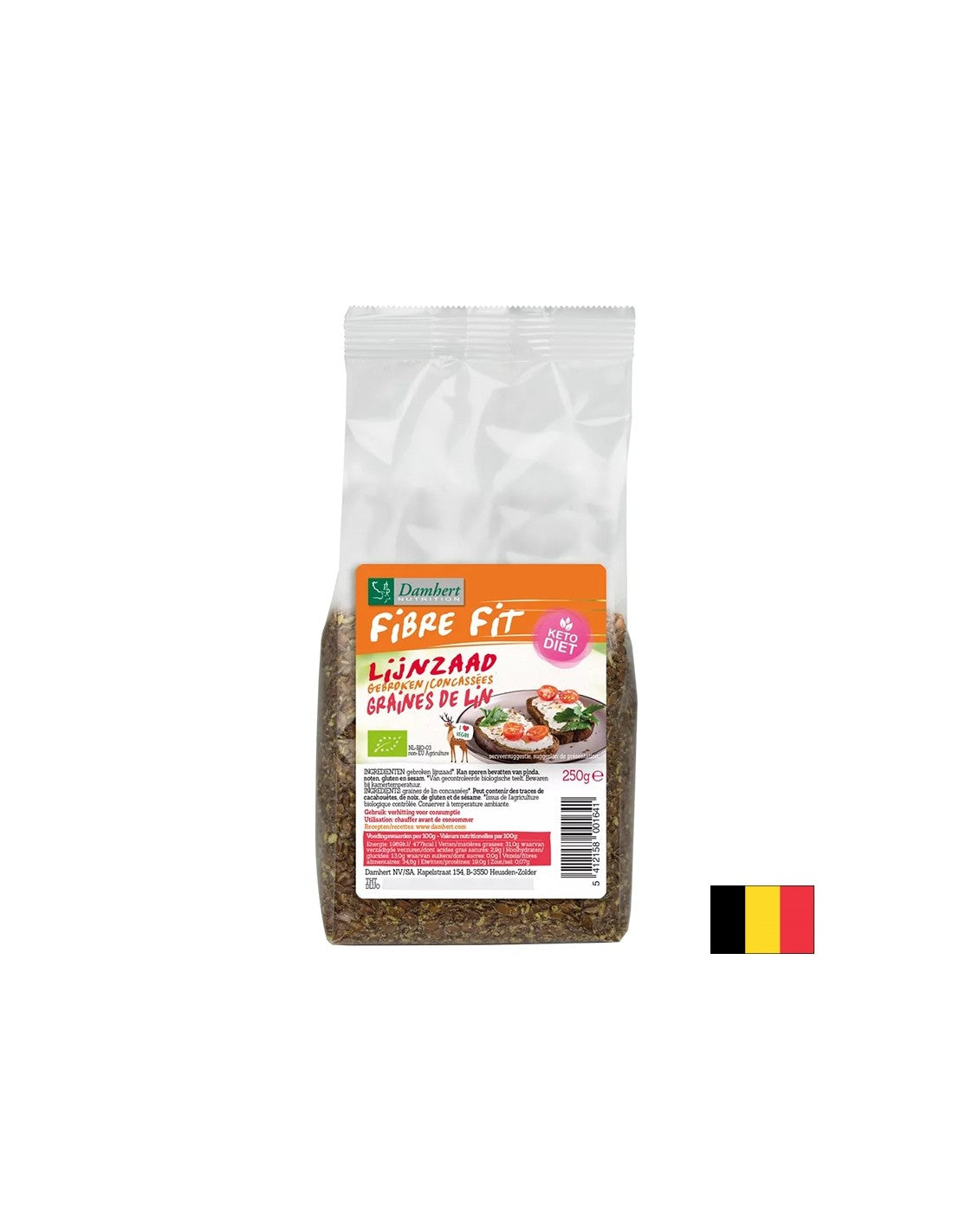 Geschrotete Leinsamen BIO, 250 g
