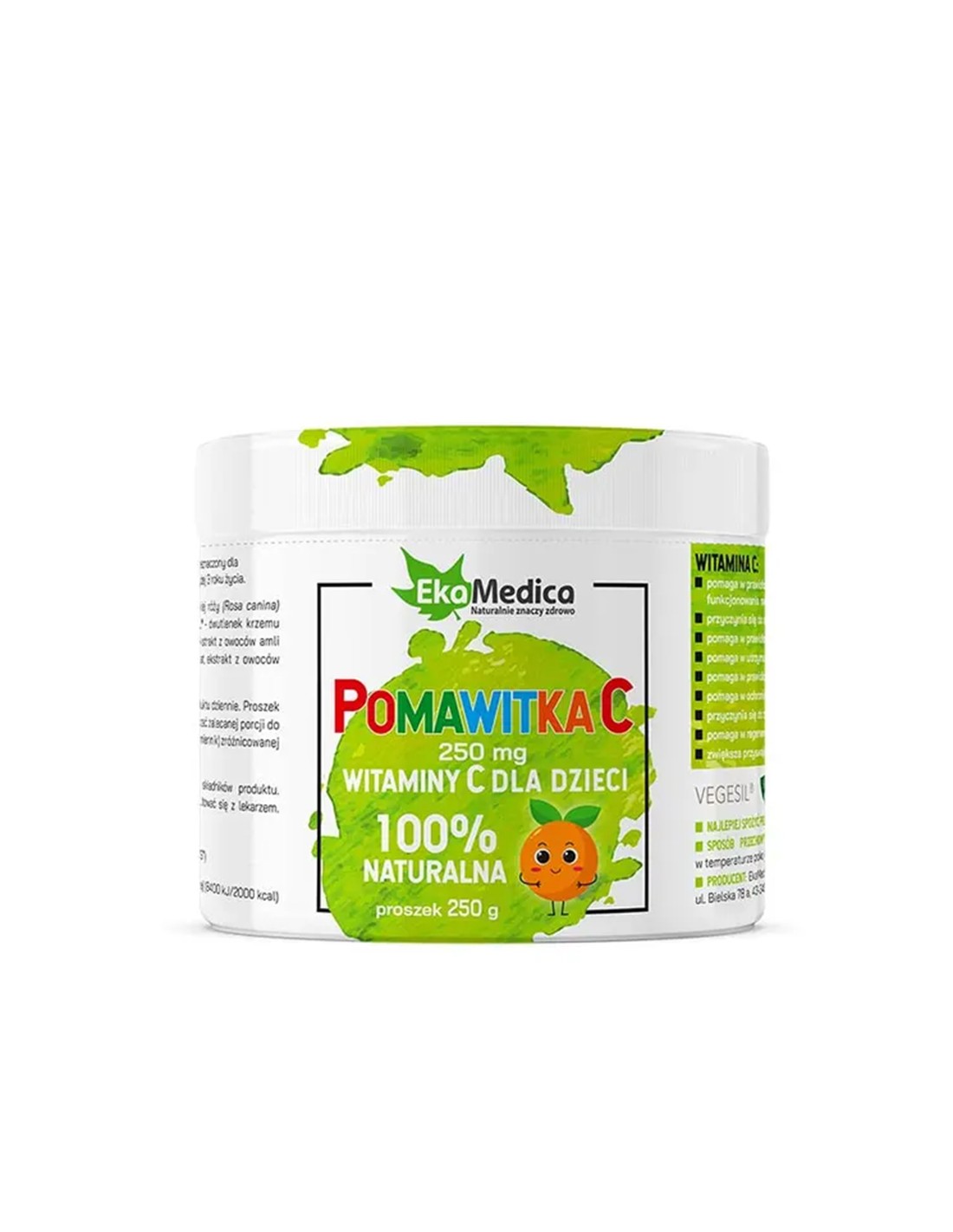 Immunität – Vitamin C für Kinder, 250 mg x 250 g Pulver