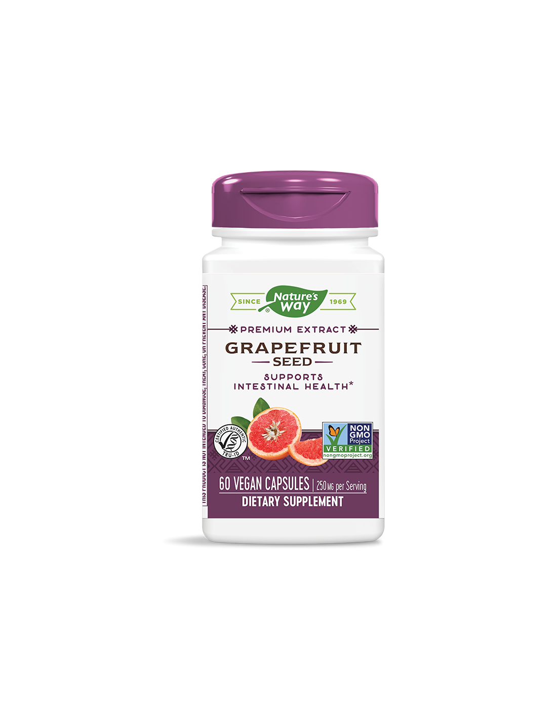 Grapefruit – Premium-Extrakt – Immununterstützung und Magenkomfort, 250 mg, 60 Kapseln