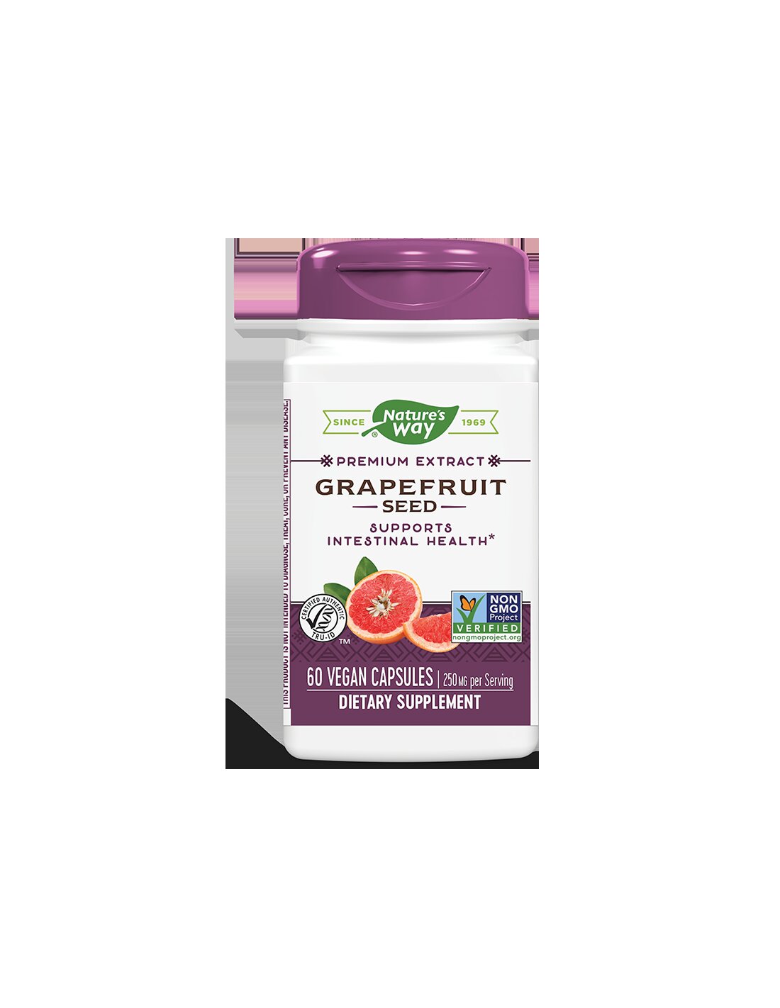Grapefruit – Premium-Extrakt – Immununterstützung und Magenkomfort, 250 mg, 60 Kapseln