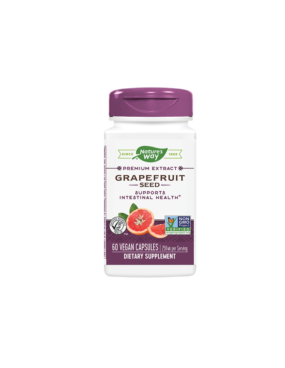 Grapefruit – Premium-Extrakt – Immununterstützung und Magenkomfort, 250 mg, 60 Kapseln