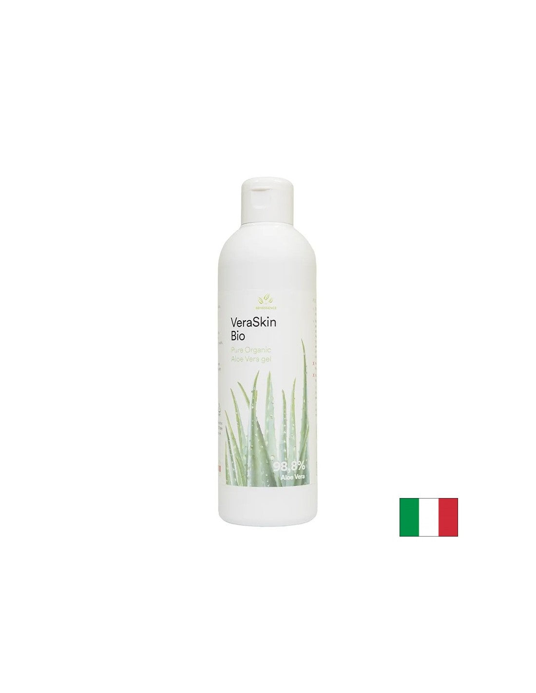 Bio-Aloe-Vera-Gel für Gesicht, Haare und Körper – Feuchtigkeitsversorgung, Pflege, Anti-Aging, 250 ml