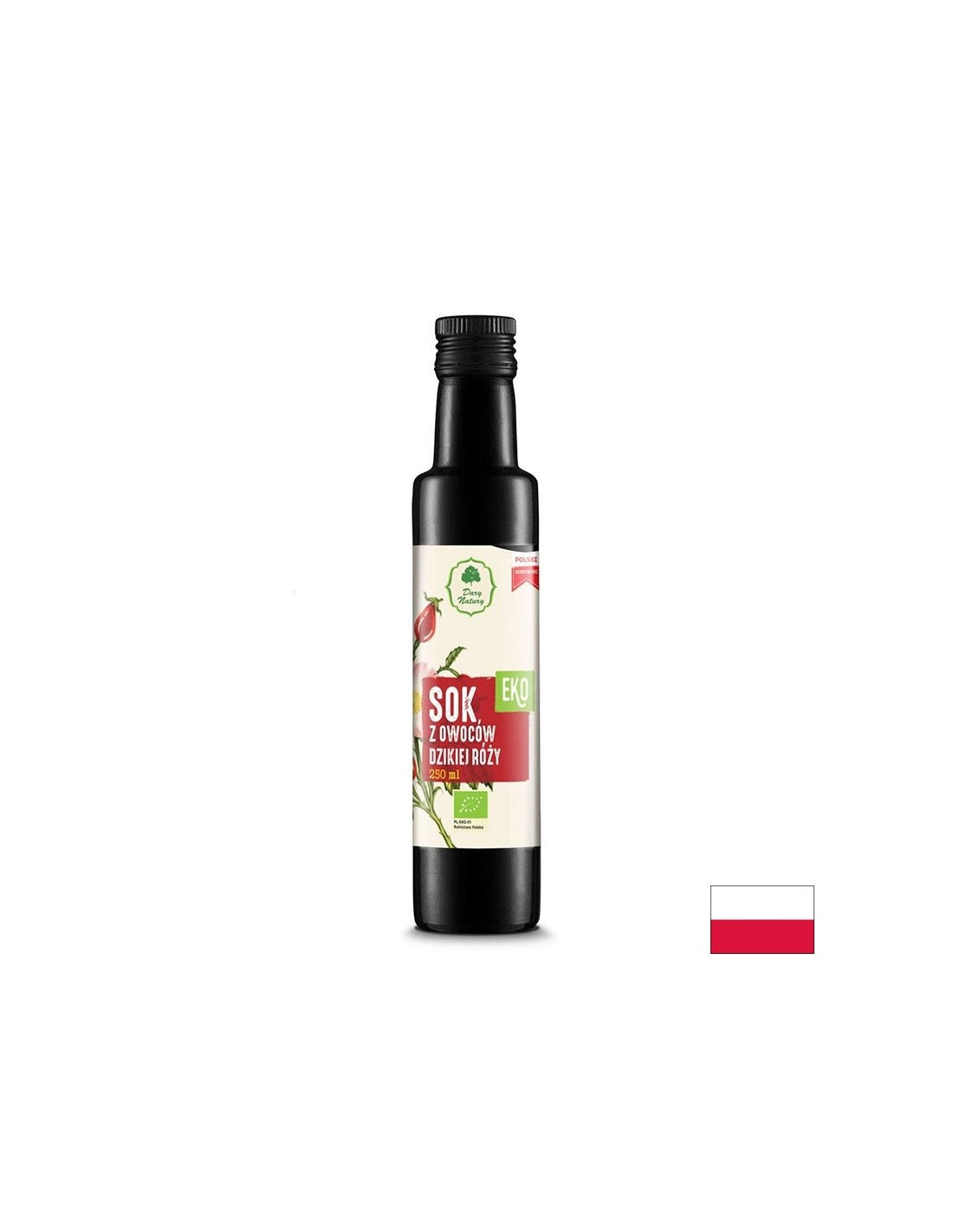 Bio-Hagebuttensaft zur Zugabe zu Getränken und Mahlzeiten – Immun-, Herz-Kreislauf- und Stoffwechselgesundheit, 250 ml