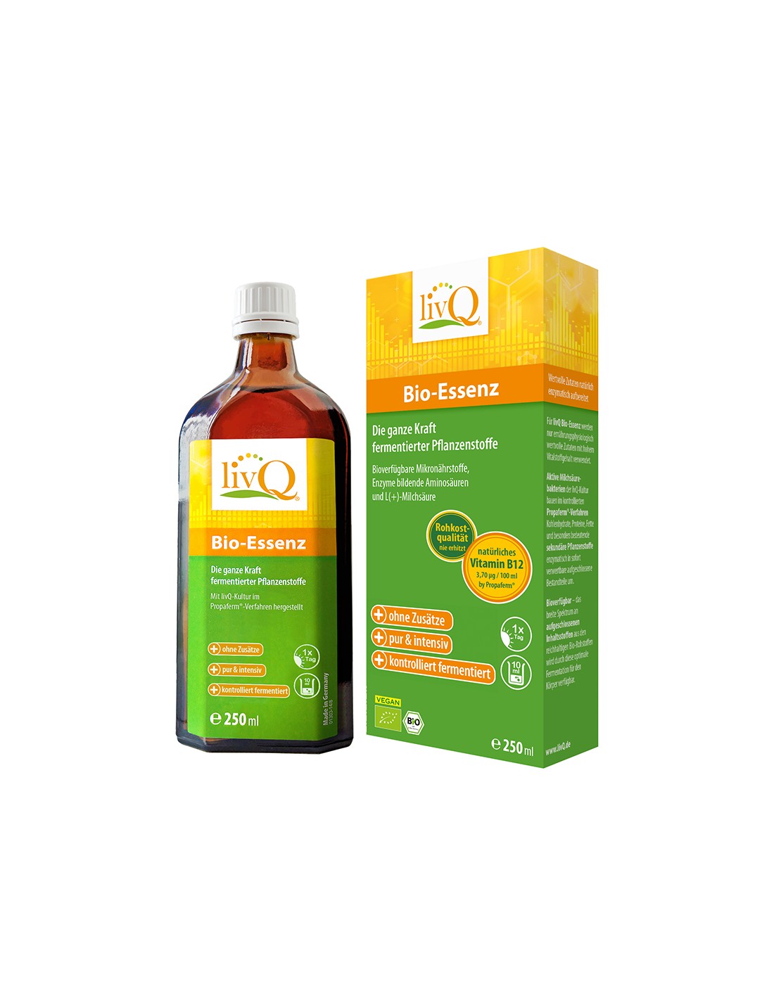 Sirup mit fermentierten Pflanzenextrakten Bio, 250 ml <tc>LivQ</tc>