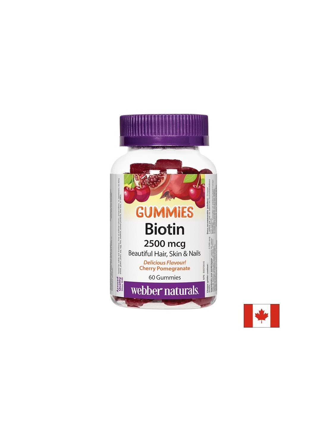 Haare, Haut, Nägel – Biotin, 2500 µg x 60 Geltabletten