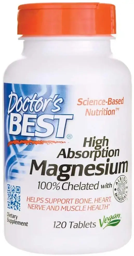 Beste hohe Absorption 100% Chelat -Magnesium - 120 Tabletten