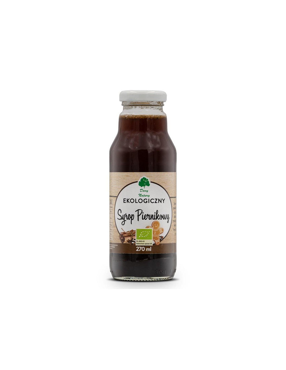 Bio-Zimt-Kräuter-Sirup zur Zugabe zu Getränken und Desserts – Gute Verdauung und Blutzuckerkontrolle, 270 ml