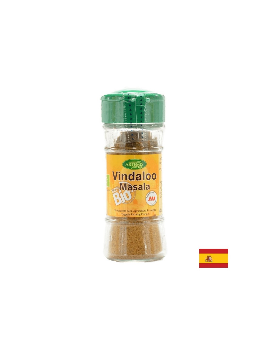 Bio-Gewürze – Indische Mischung Vindaloo Masala (Super scharf), 28 g, Pulver