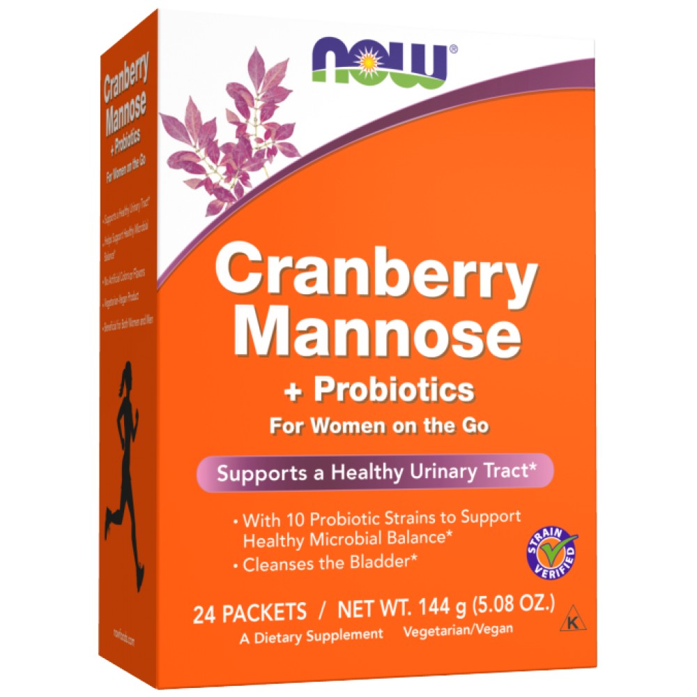 Cranberry Mannose + Probiotika | Für Frauen unterwegs - 24 x 6 Gramm