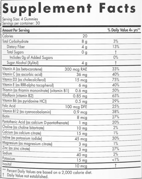 Kinder Multi Gummies | Null Zucker - 120 Gummis