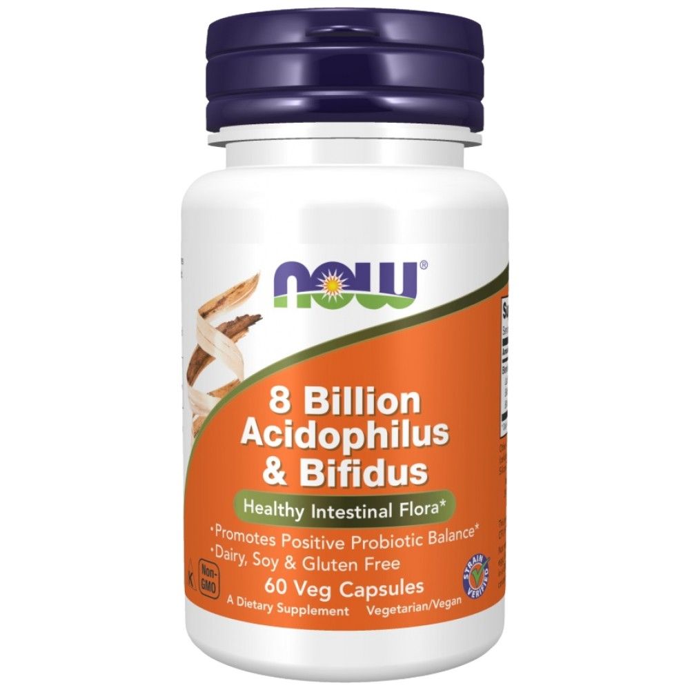 8 Milliarden Acidophilus & bifidus - 60 Kapseln