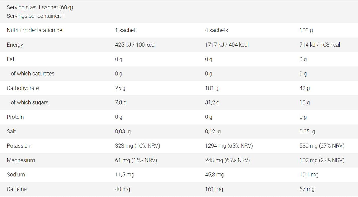 Vitarade | <tc>VITARGO</tc>® Flüssige Energie - 60 Gramm
