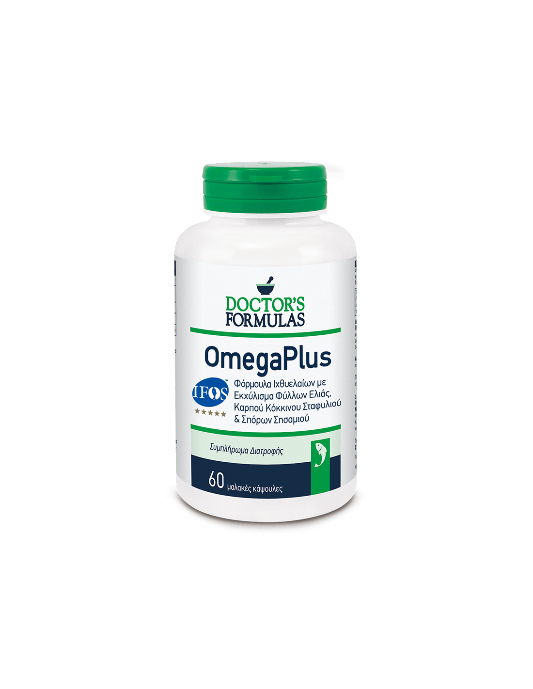 Omega Plus (Omega-3, Olive, Traubenkern und Sesam), 60 Softgelkapseln Doctor's Formulas