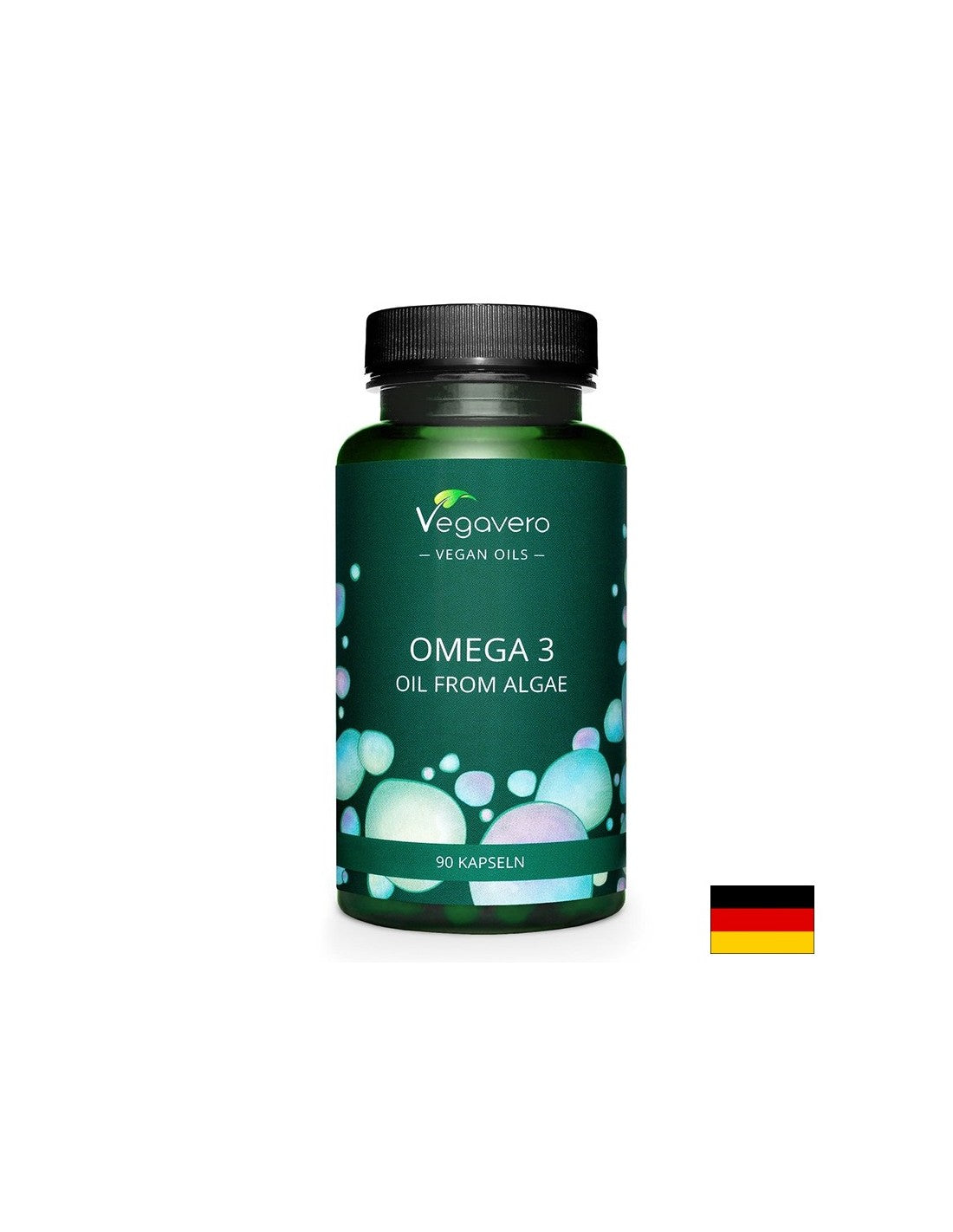Kognitive Funktion und Herzfunktion – Omega-3 (Algenöl), 90 Kapseln <tc>Vegavero</tc>