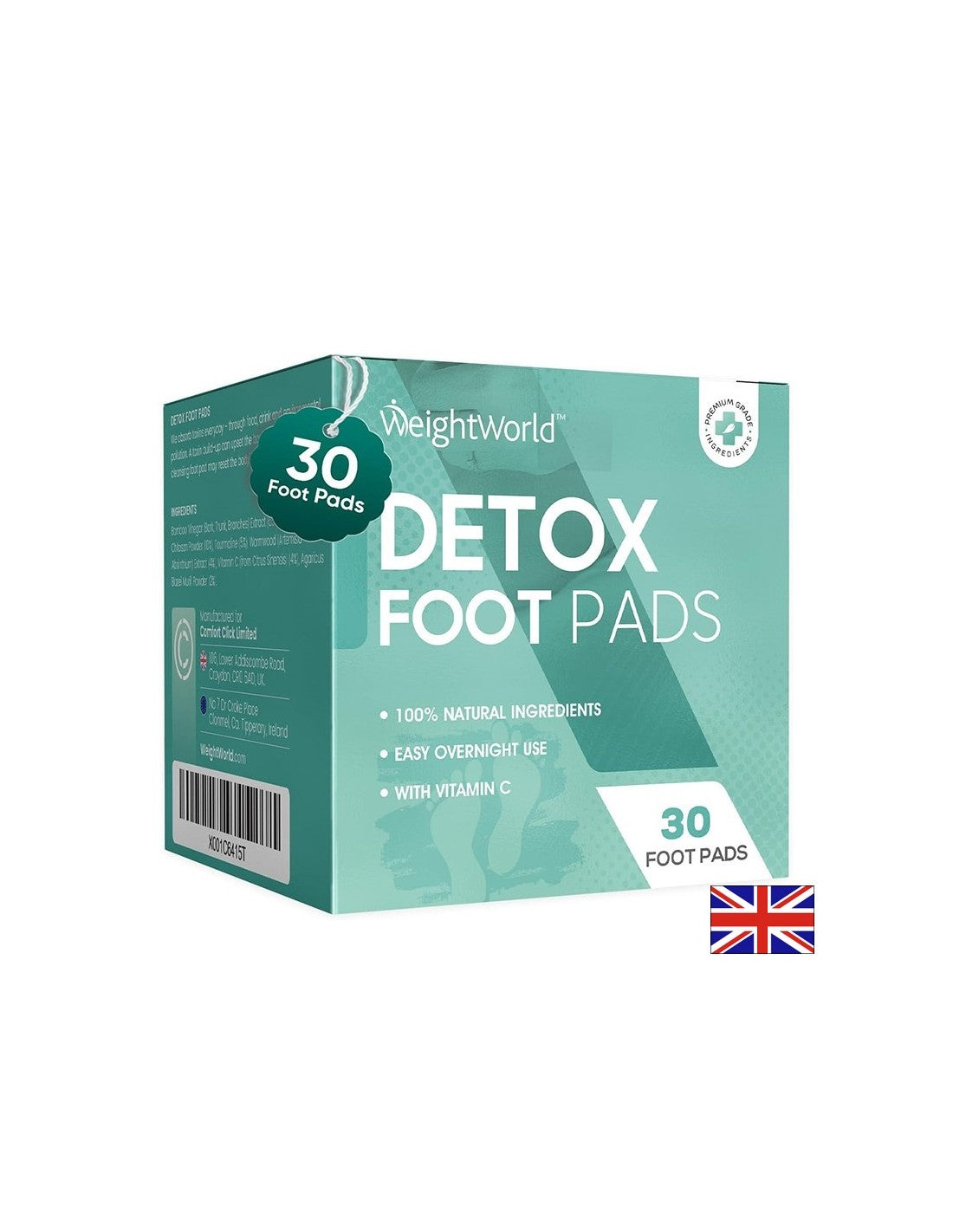 Detox-Pflaster für Füße, 30 Stk