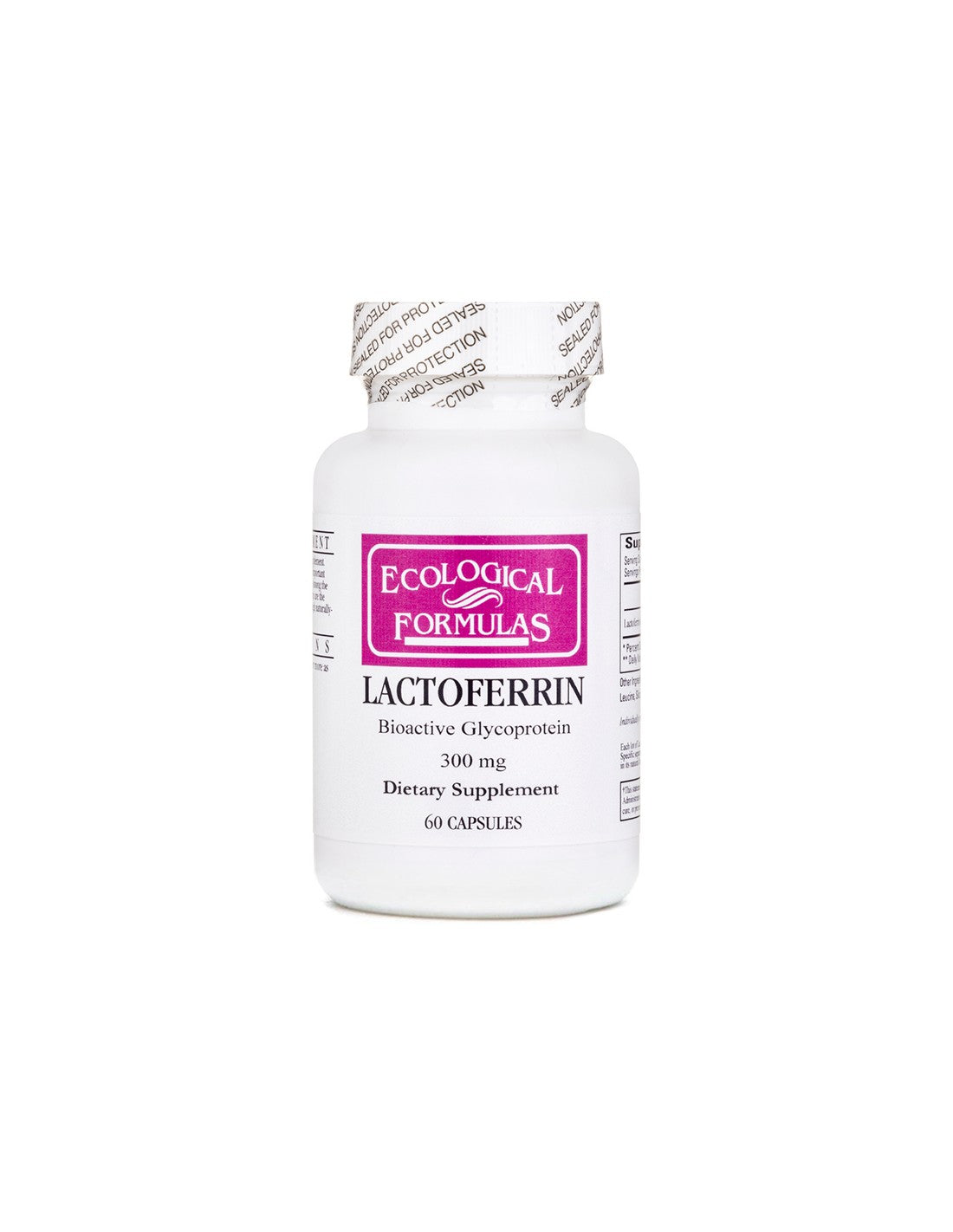 Starke Immunität, Schutz vor Infektionen – Lactoferrin – bioaktives Glykoprotein, 300 mg x 60 Kapseln