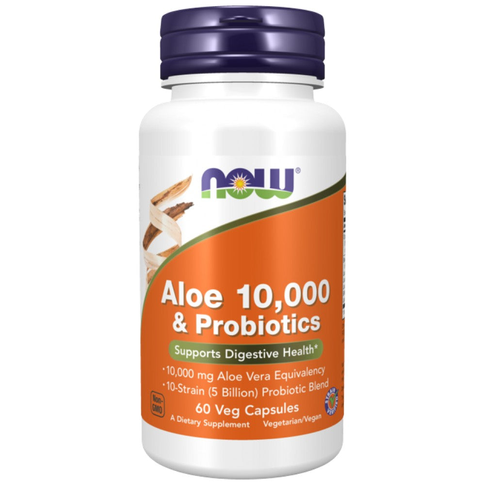 Aloe Vera 10.000 & Probiotika - 60 Kapseln