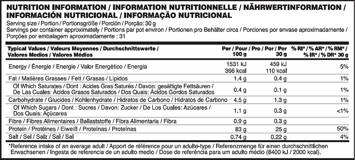 100% isolieren Goldstandard - 0,930 kg