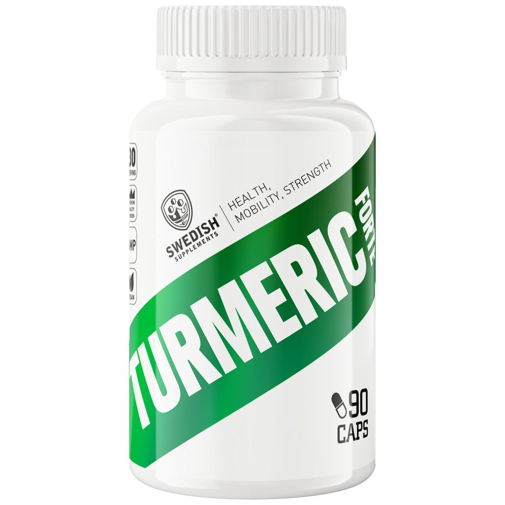 Kurkuma Forte 500 mg | 95% Curcumin -Extrakt mit schwarzem Pfeffer - 90 Kapseln