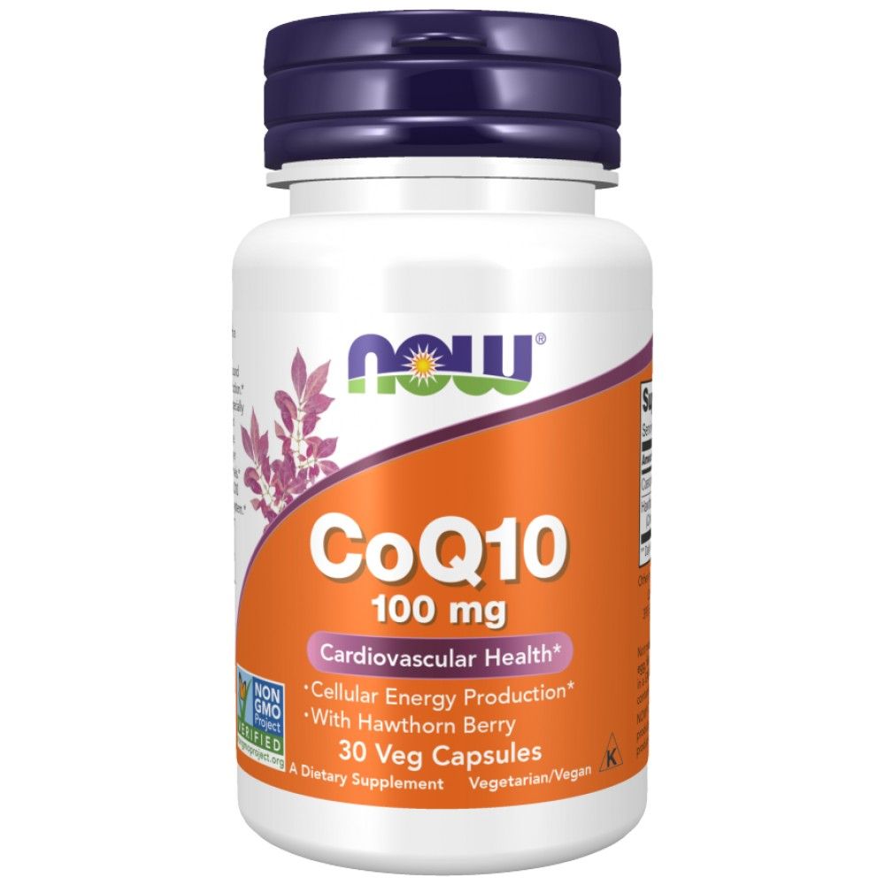 CoQ10 100mg | mit Hawthorn Berry - 30 Kapseln