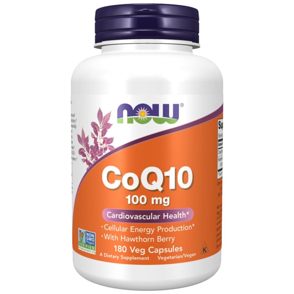 CoQ10 100mg | mit Hawthorn Berry - 180 Kapseln