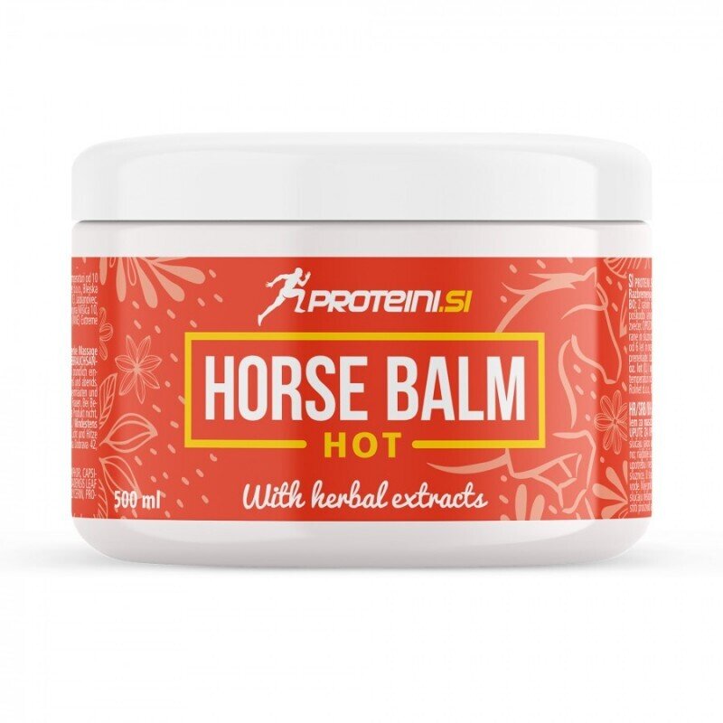 Proteini.SI Horse Balm - Hot - Horse Balm - 500 ML - Nutra Best Europe